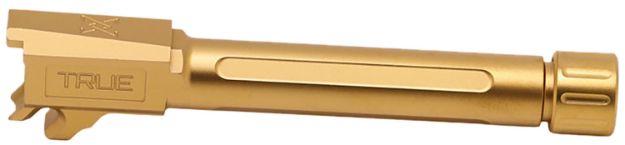 Picture of True Precision Sig P365xl Bbl Threaded Gold Tin