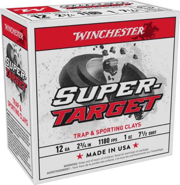 Picture of Winchester Target 12Ga 2.75" 1Oz #7.5 1180Fps 250Rd Case