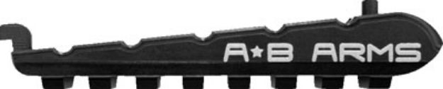 Picture of Ab Arms T Rail Picatinny Rail Section For Iwi Tavor Black