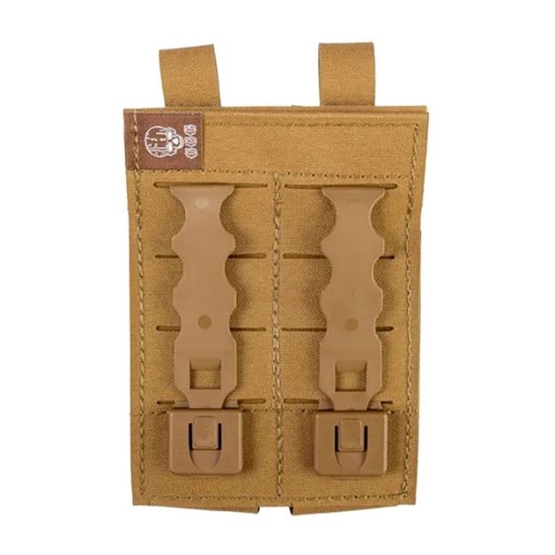 Picture of Grey Ghost Double Pistol Magna Mag Pouch Laminate Coyote Brn