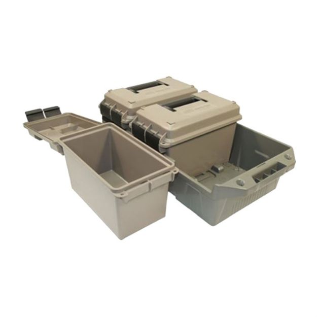 Picture of Mtm 50 Caliber 3 Can Ammo Crate Fde/Green Lockable