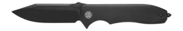 Picture of SIG ES 1BBTS BLACK G10/BLACK BLADE DROP POINT