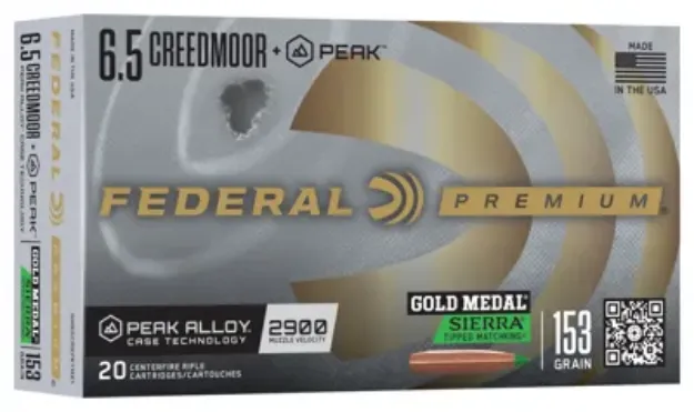 Picture of FED GOLD MDL PEAK 6.5CM 153GR 20/200