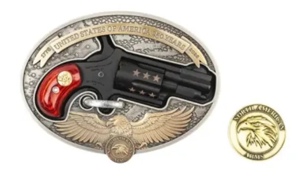 Picture of 250Th Belt Bckl Gun 22Lr 1/18" Blk/Wd 5Rd