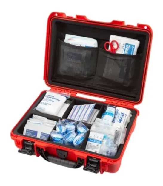 Picture of NANUK 910S-880RD-PA0-FSA02 910 FIRST AID CASE RED