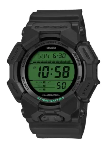 Picture of GSHOCK GD010BEG-1 DIGITAL BLACK/ELECTRO GRN