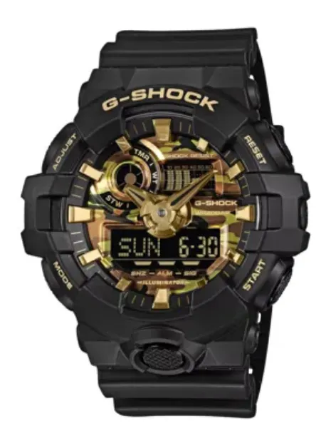 Picture of GSHOCK GA700CF1A ANALOG DIGITAL BLK/CAMO DIAL