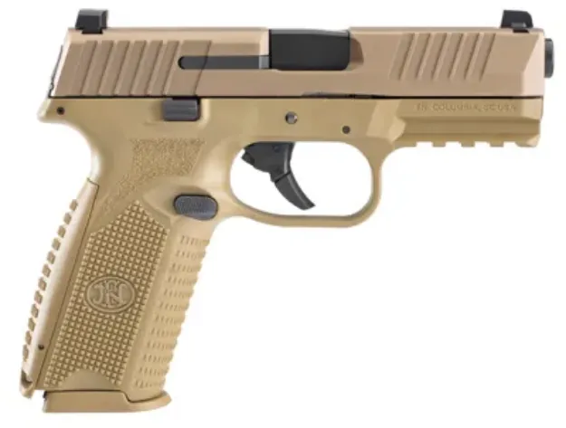 Picture of FN 509 9MM 4 FDE NMS FS 3 DOT LUMINESCENT 2 17RD