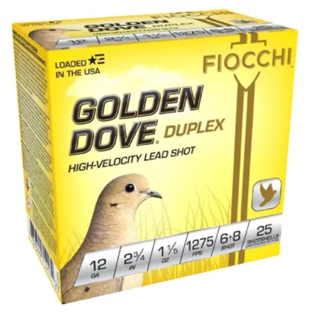Picture of FIO 12DD1568 GLD DOVE 12 2.75 6+8 1-1/5 25/10