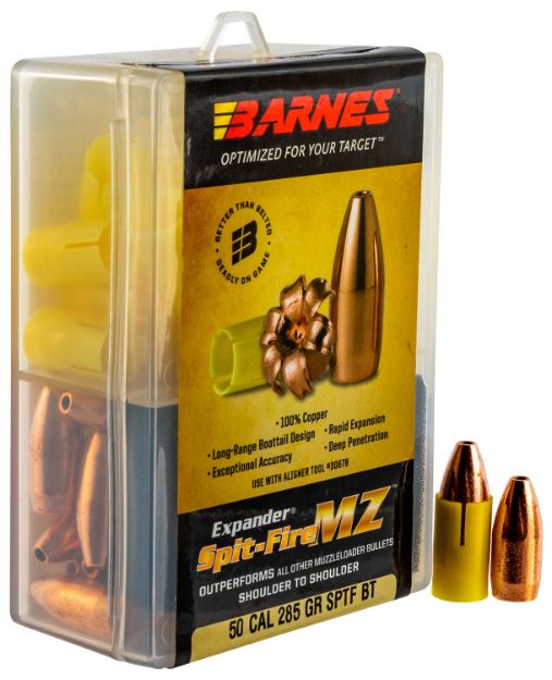 Picture of Barnes Bullets Spit-Fire Mz Expander 50 Cal Spit-Fire Mz 285 Gr 24 