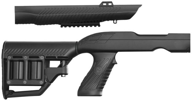 Picture of Adaptive Tactical Tac-Hammer Rm4 Black Synthetic, Adjustable Stock With Magazine Compartments, Stowaway Accessory Rail, Fits Ruger 10/22 Takedown (Factory Tapered Barrel) 