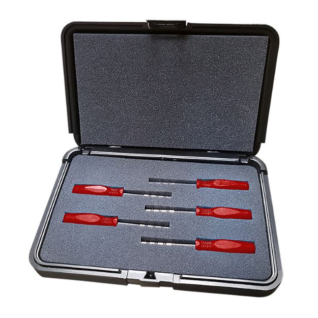 Picture of Forster Products Inc Neck Tension Gauge Kit Red .224, .243, .264, .284, And .308. Rifle Firearm Neck Sizer 