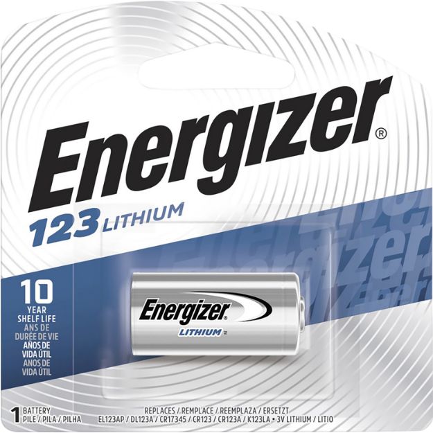 Picture of Energizer Energizer 123 Battery Lithium 3.0 Volts, Qty (24) Single Pack 