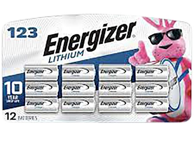 Picture of Energizer 123 Lithium Battery Lithium 3.0 Volt, Qty (24) 12 Pack 