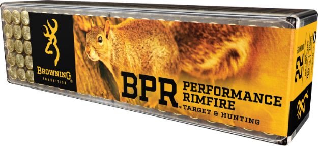 Picture of Browning Ammo Bpr Performance 22 Lr 40 Gr Lead Hollow Point (Lhp) 100 Per Box/10 Cs 