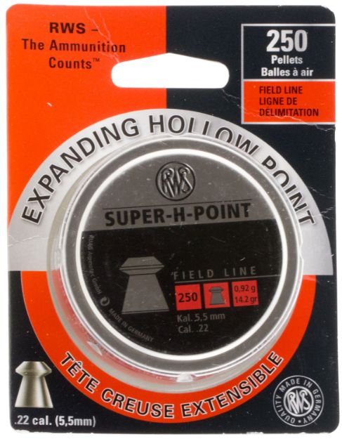Picture of Rws/Umarex Super-H Point Field Line 22 Lead Hollow Point 250 Per Tin 