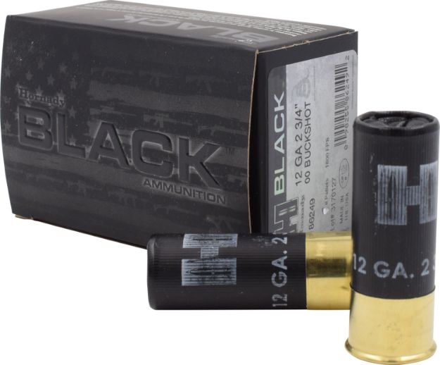 Picture of Hornady Black Defense 12 Gauge 2.75" 00 Buck Shot 10 Per Box/ 10 Cs 