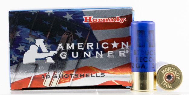 Picture of Hornady American Gunner Hunting 12 Gauge 2.75" 1 Oz 00 Buck Shot 10 Per Box/ 10 Cs 
