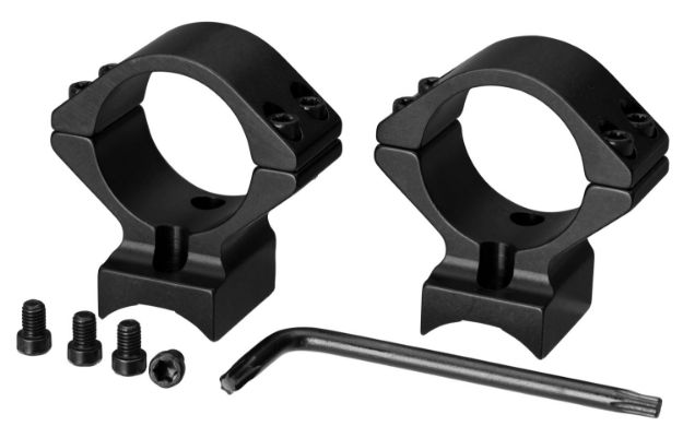 Picture of Browning Integrated Scope Mount System Scope Ring Set Browning T-Bolt Low 1" Tube Matte Black Aluminum 