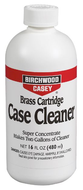 Picture of Birchwood Casey Brass Cartridge Case Cleaner 16 Oz Bottle 