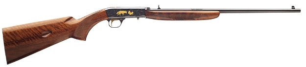 Picture of Browning Sa-22 Grade Vi Semi-Auto 22 Lr Caliber With 10+1 Capacity, 19.30" Barrel, Polished Blued Metal Finish & Gloss American Walnut Stock Right Hand (Full Size) 
