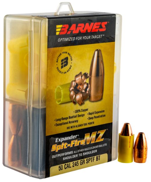 Picture of Barnes Bullets Spit-Fire Mz Expander 50 Cal Spit-Fire Mz 245 Gr 24 