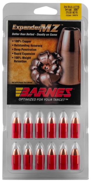 Picture of Barnes Bullets Expander Mz Muzzleloader 54 Cal Expander Mz Hollow Point 275 Gr 24 
