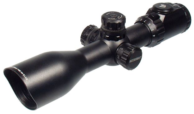 Picture of Utg Scp3-Um312ao Accushot Black Hardcoat Anodized 3-12X 44Mm 30Mm Tube Illuminated Red/Green Mil-Dot Reticle 