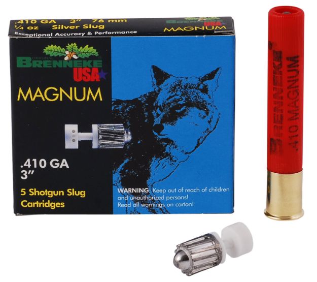 Picture of Brenneke Magnum Hunting 410 Gauge 3" 1/4 Oz Slug Shot 5 Per Box/ 90 Cs 