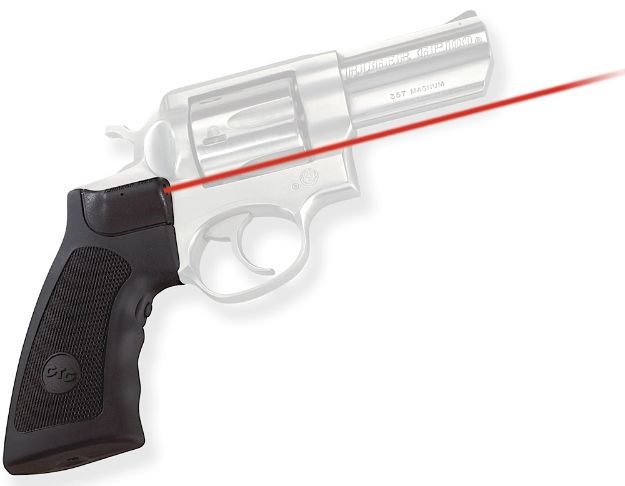 Picture of Crimson Trace Lg344 Lasergrips 5Mw Red Laser With 633Nm Wavelength & Black Finish For Ruger Gp100, Super Redhawk 