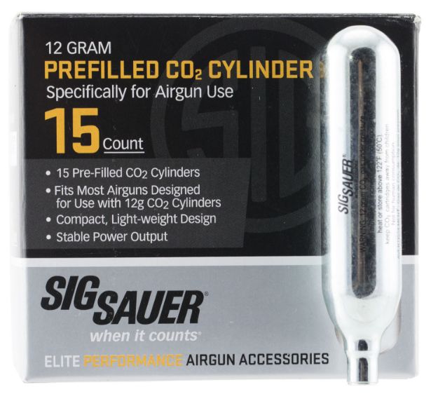 Picture of Sig Sauer Airguns Co2 Cylinders 12 Gram 15 Per Pack 