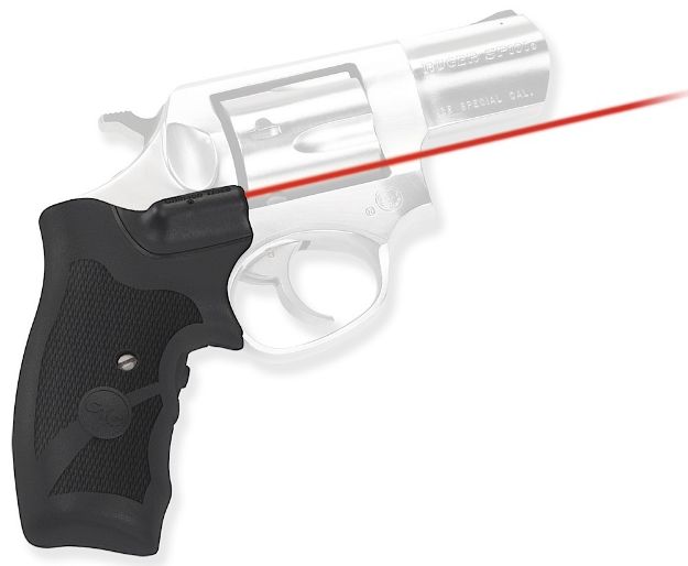 Picture of Crimson Trace Lg303 Lasergrips 5Mw Red Laser With 633Nm Wavelength & 50 Ft Range Black Finish For Ruger Sp101 
