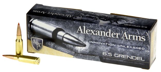 Picture of Alexander Arms Sst Hunting 6.5 Grendel 129 Gr Hornady Super Shot Ballistic Tip 20 Per Box/ 10 Cs 