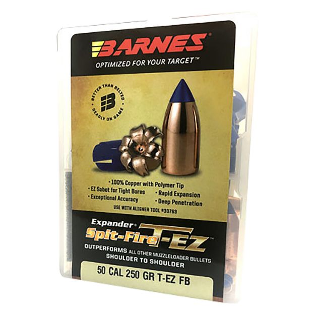Picture of Barnes Bullets Spit-Fire T-Ez Muzzleloader 50 Cal Spit-Fire T-Ez Fb 250 Gr 15 
