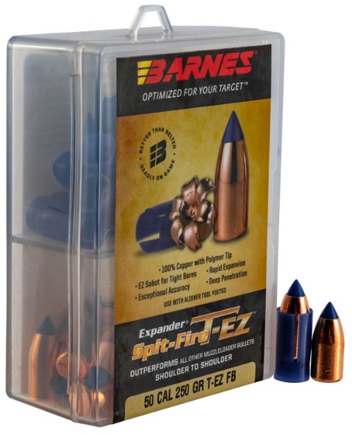 Picture of Barnes Bullets Spit-Fire T-Ez 50 Cal Spit-Fire T-Ez Fb 250 Gr 24 