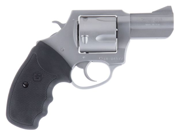 Picture of Charter Arms Bulldog 45 Colt (Lc) 5Rd 2.50" Stainless Steel Barrel, Cylinder, & Frame W/Matte Finish, Standard Hammer, Finger Grooved Black Rubber Grip 