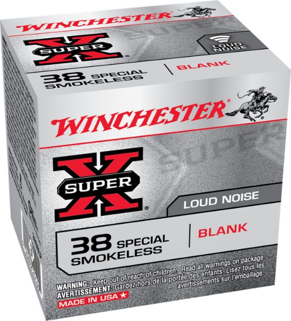 Picture of Winchester Ammo Super X Blank 38 Special 50 Per Box/ 40 Cs 