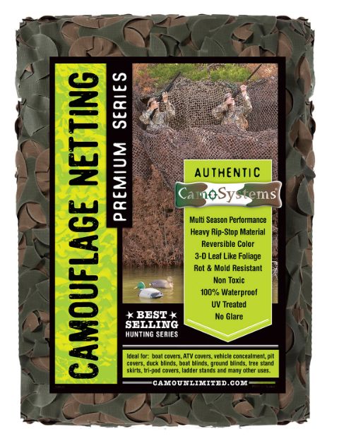 Picture of Camosystems Premium Netting Ultra-Lite Green 3.10' H X 9.10" L Green/Brown 