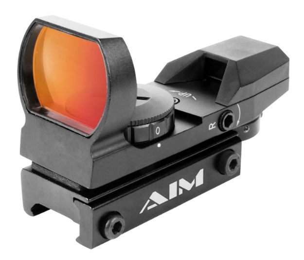 Picture of Aim Sports Reflex Classic Edition Matte Black 1X34mm Red Illuminated Multi Reticle 