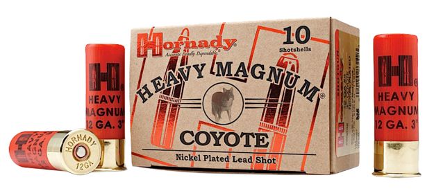 Picture of Hornady Heavy Magnum Coyote 12 Gauge 3" 1 1/2 Oz 1300 Fps Nickel-Plated Bb Shot 10 Bx/10 Cs 