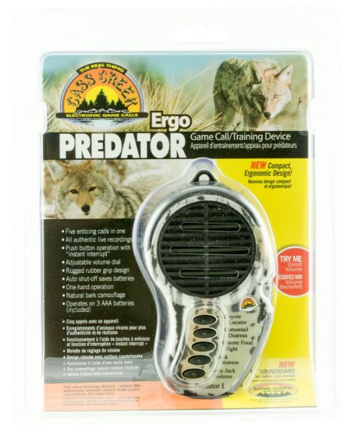 Picture of Cass Creek Ergo Electronic Predator Electronic Call Cottontail/Jackrabbit Sounds Attracts Predators Camo Plastic 