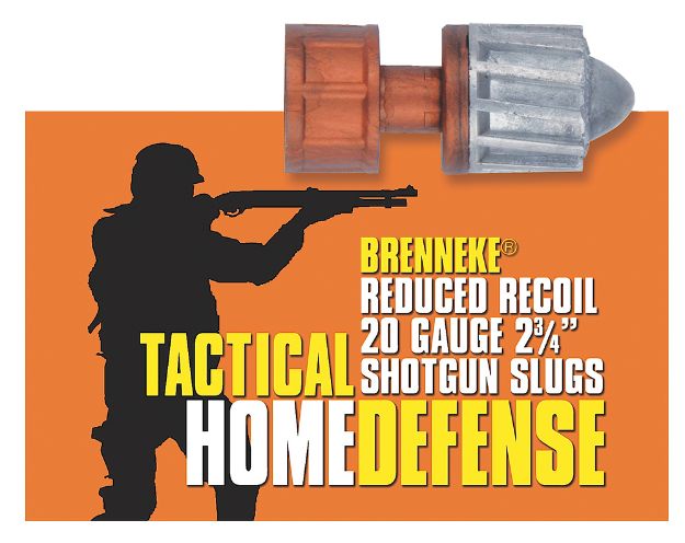 Picture of Brenneke Thd Home Defense 20 Gauge 2.75" 3/4 Oz Slug Shot 5 Per Box/ 50 Cs 