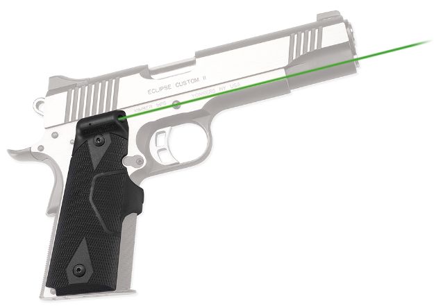 Picture of Crimson Trace Lasergrips 5Mw Green Laser With 532Nm Wavelength & Black Finish For 1911 Commander, Government 