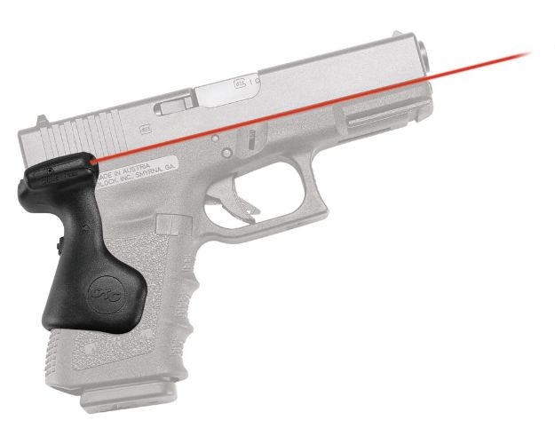 Picture of Crimson Trace Lasergrips Red Laser 5Mw 620-670Nm Wavelength 50Ft Range Black Rubber Overmold For Most Glock Gen3-5 (Except 19X) 
