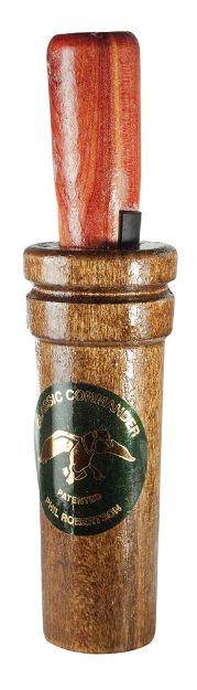 Picture of Duck Commander Classic Commander Open Call Double Reed Mallard Hen Sounds Attracts Ducks Natural Wood 