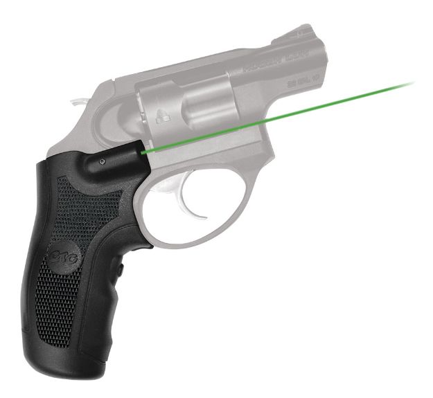 Picture of Crimson Trace Lasergrips 5Mw Green Laser With 532Nm Wavelength & 50 Ft Range Black Finish For Ruger Lcr, Lcrx 
