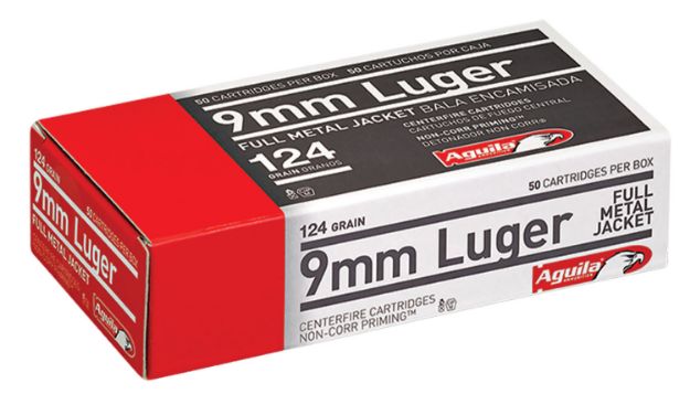 Picture of Aguila Target & Range Handgun 9Mm Luger 124 Gr Full Metal Jacket (Fmj) 50 Per Box/ 20 Cs 