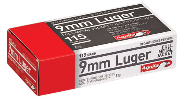 Picture of Aguila Target & Range Handgun 9Mm Luger 115 Gr Full Metal Jacket (Fmj) 50 Per Box/ 20 Cs 