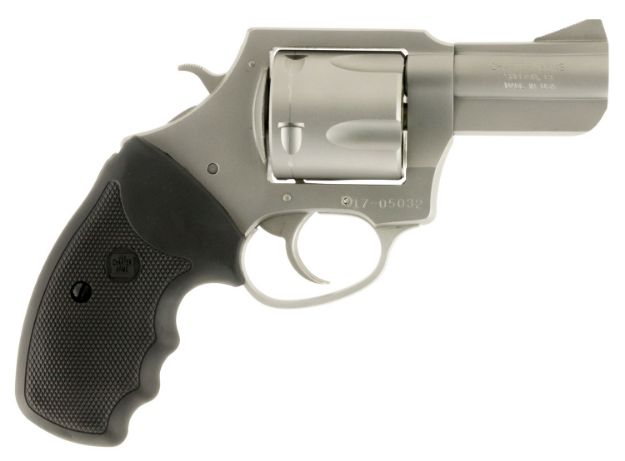 Picture of Charter Arms Pitbull 45 Acp 5Rd 2.50" Matte Stainless Steel Barrel, Cylinder & Frame, Standard Hammer, Finger Grooved Black Rubber Grip 