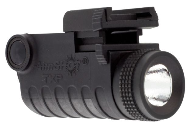 Picture of Aimshot  For Handgun 130 Lumens Output White Led Light Picatinny Rail Mount Matte Black Carbon Fiber Nylon 